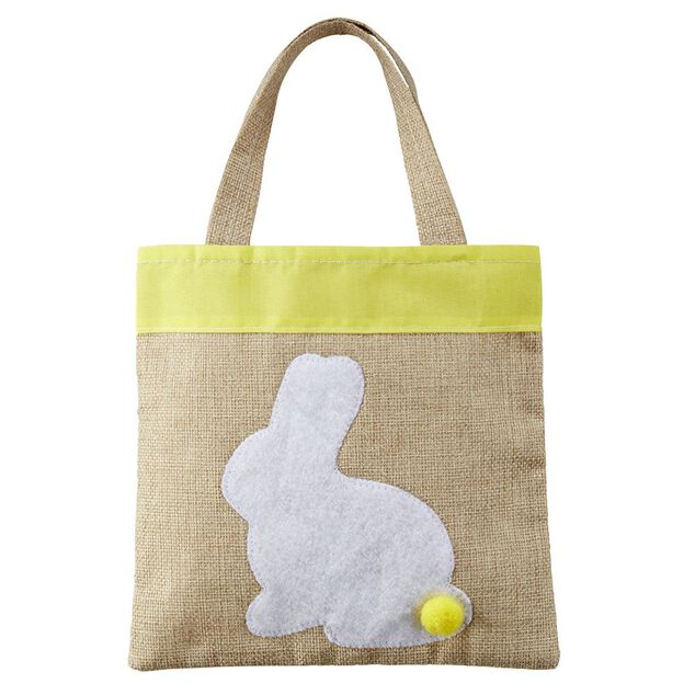 Sac en lin design lapin de P&acirc;ques (2 mod&egrave;les)