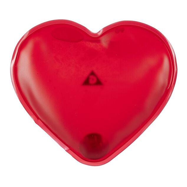 Chaufferette de poche forme coeur 15x10cm (8 modèles)