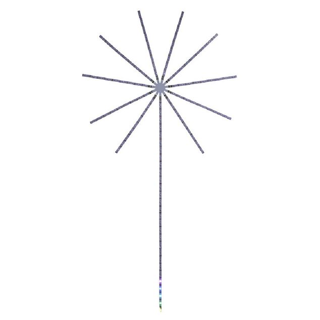 Feu d'artifice led couleurs changeantes H138cm