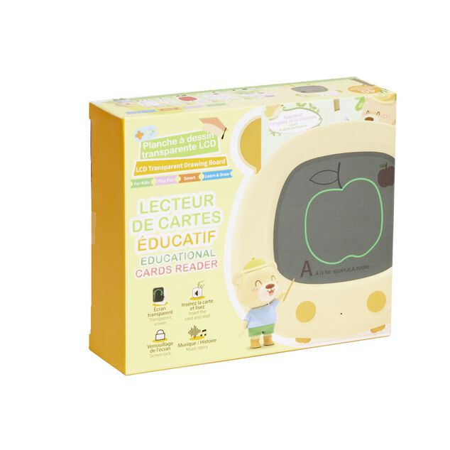 Tablette d'&eacute;criture &eacute;cran LCD 13,7x13x&eacute;p2,5cm