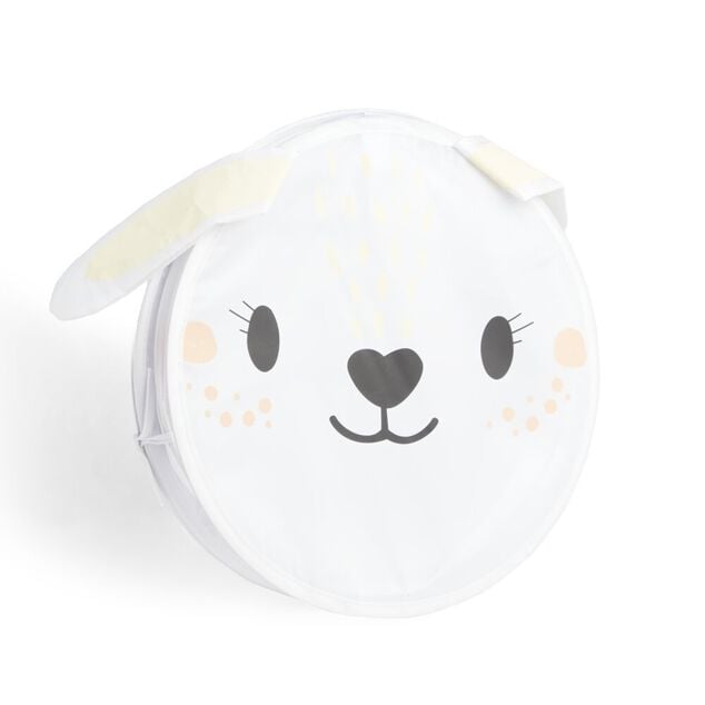Pani&egrave;re enfant pliable souple ours ou lapin 38L - &Oslash;35xH40cm