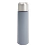 Bouteille isotherme thermos inox 500ml avec tasse int&eacute;gr&eacute;e gris fonc&eacute; &Oslash;7xH24cm