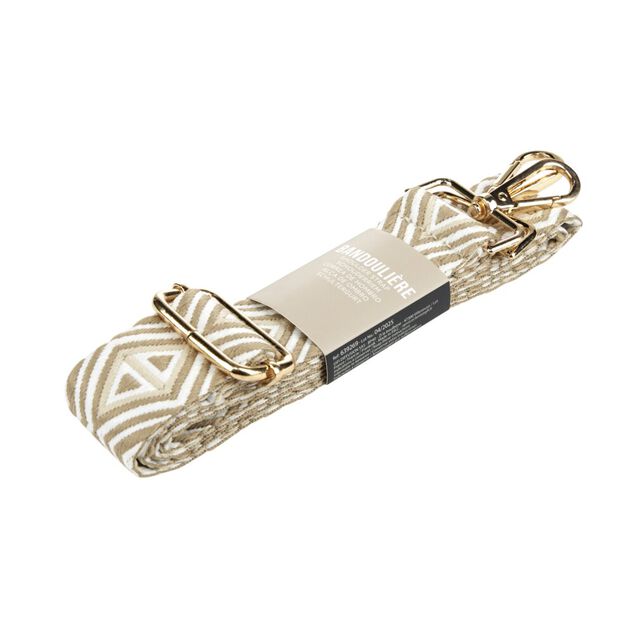 Bandoulière pour sac à main 138cm bande ethnique (2 modèles)