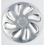 Service &agrave; huitres en inox 13 pi&egrave;ces avec couteau/fourchettes/assiettes