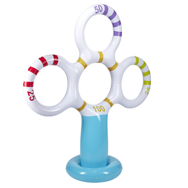 Jeu d'adresse gonflable en plastique &Oslash;40xH152cm