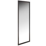 Miroir rectangulaire bord plastique noir 72,5xH195cm