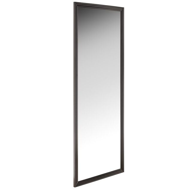 Miroir rectangulaire bord plastique noir 72,5xH195cm