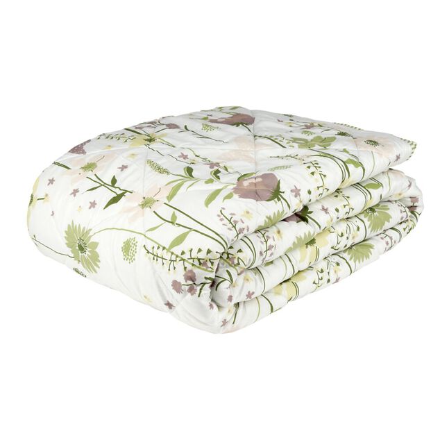 Couette 2 personnes 240x220cm imprim&eacute; motif floral (4 mod&egrave;les)