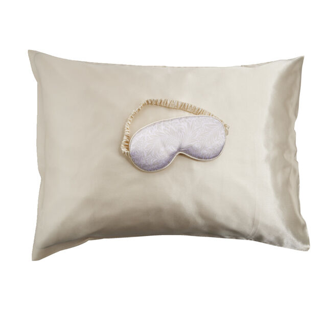 Coffret sommeil masque et taie d'oreiller en satin - 2 mod&egrave;les