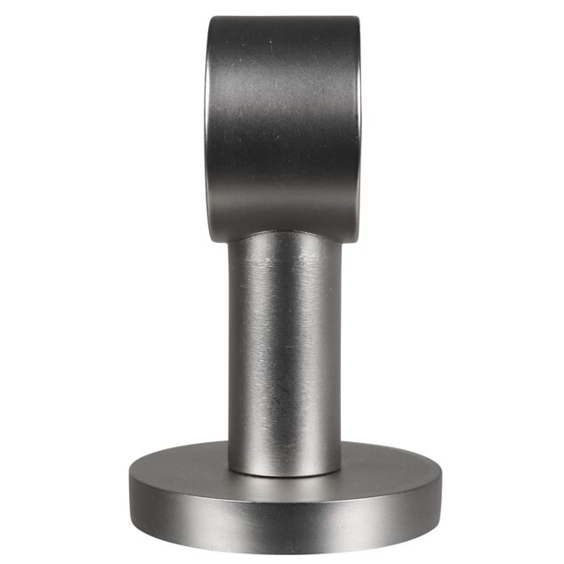 Support plafond pour tringle gris m&eacute;tal