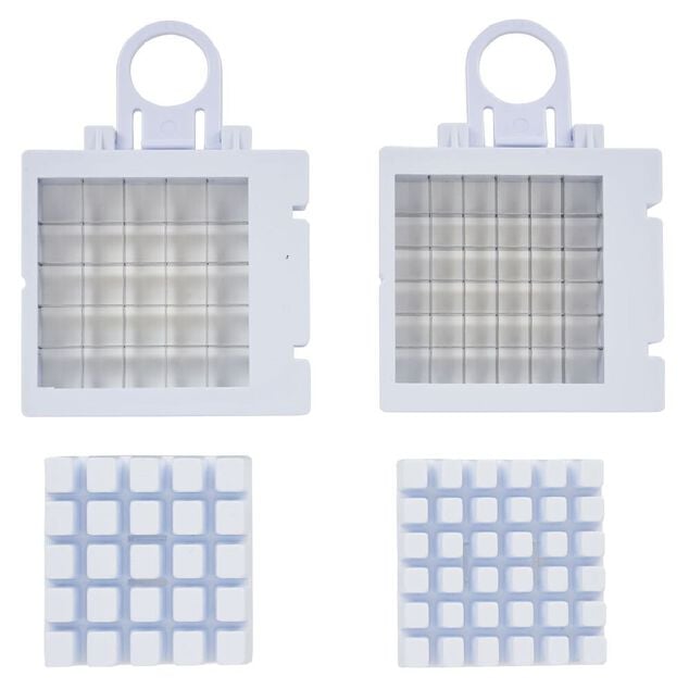 Coupe-frites manuel inox abs blanc