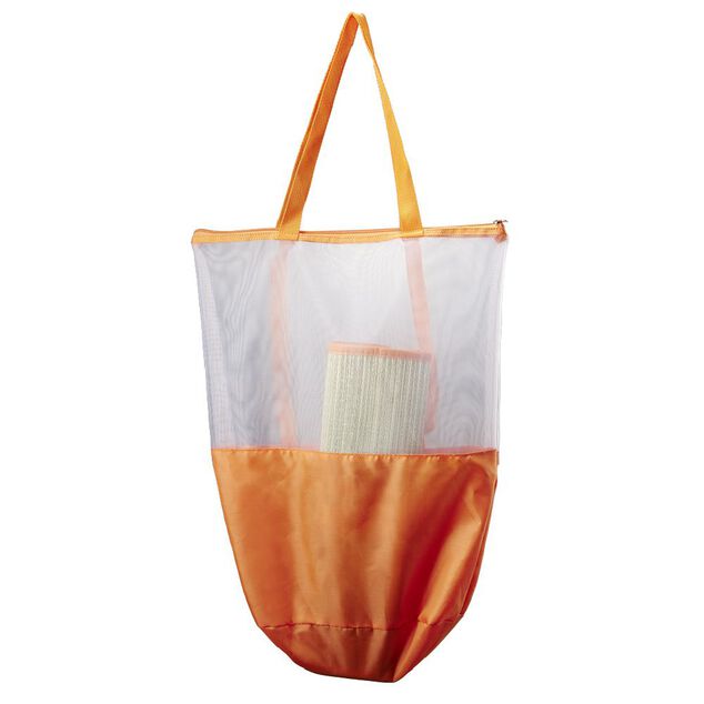 Sac de plage + natte en paille 60x180 cm