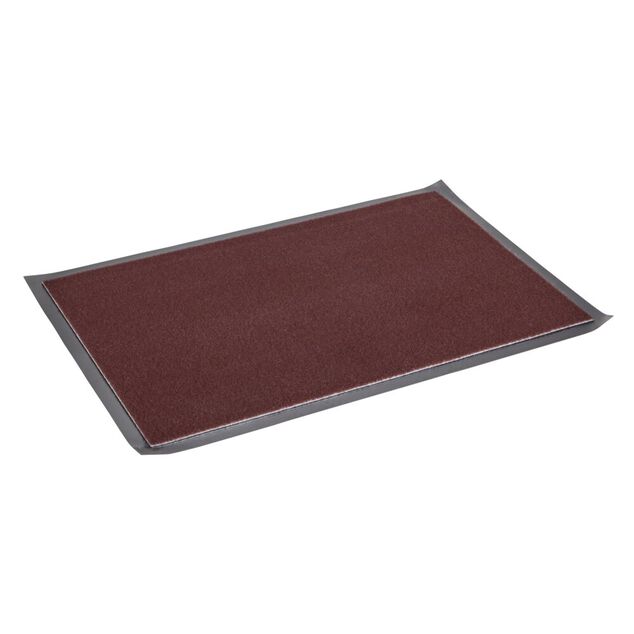 Tapis d'entr&eacute;e rectangulaire antid&eacute;rapant absorbant polyester et PVC (3 mod&egrave;les)