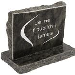 Plaque funéraire L'amour est éternel