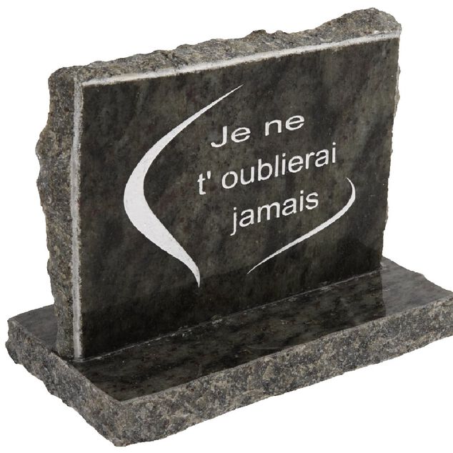 Plaque funéraire L'amour est éternel
