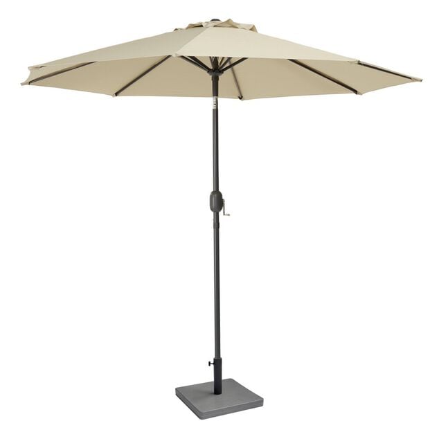 Parasol centr&eacute; JAVA taupe