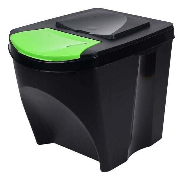 Lot de 3 poubelles de tri 25L