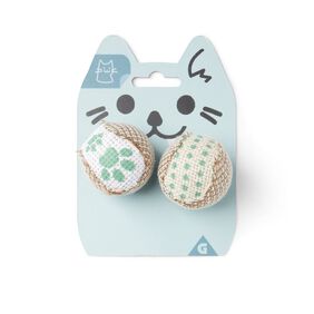 Jouet pour chat balle x2