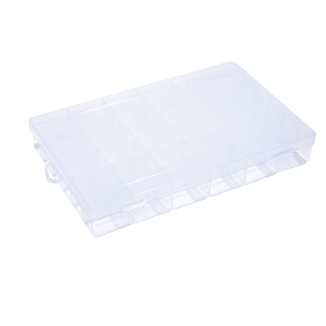 Bo&icirc;te de rangement pour vis et quincaillerie 36 compartiments 18,3x27,5cm
