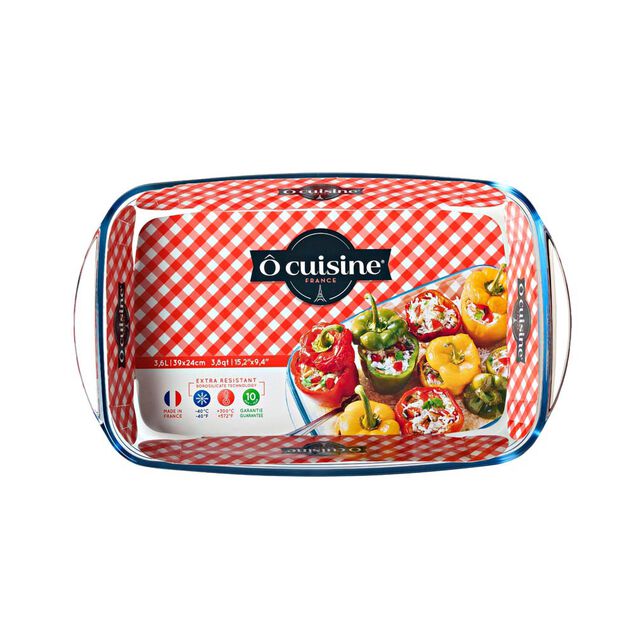 Plat &agrave; four rectangulaire