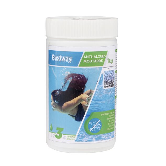 Traitement piscine anti algues moutarde 1kg