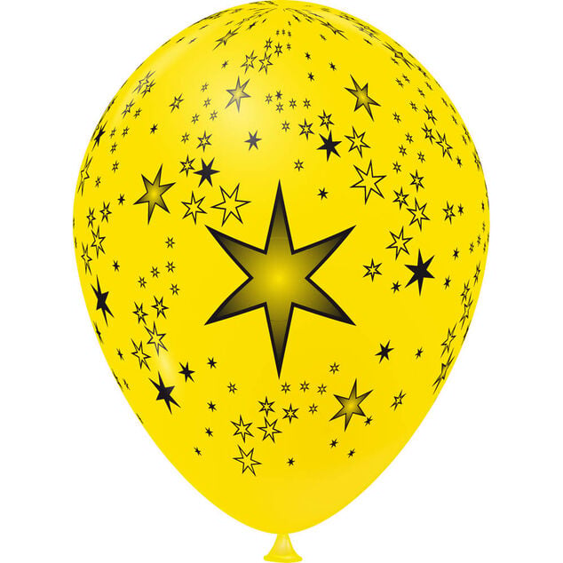 Ballon de baudruche design &eacute;toiles x8