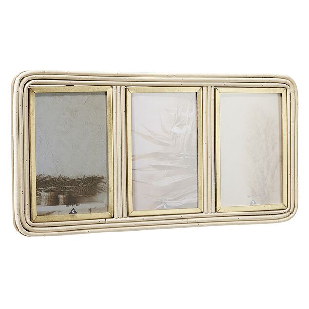 Pêle mêle rotin 3 vues 17.5x37.5cm