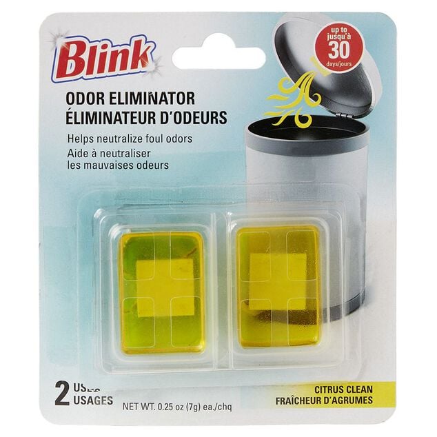 D&eacute;sodorisant poubelle parfum citron x2