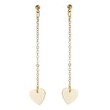 Boucles d'oreilles femme pendantes en métal L8,5cm (4 modèles)