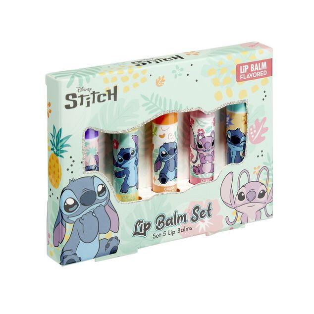 Coffret baume à lèvres Stitch 5x4gr