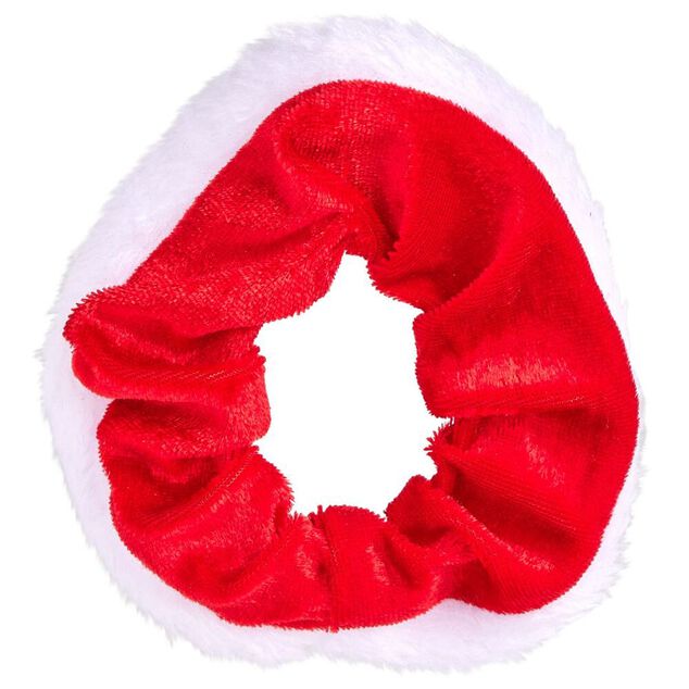 Chouchou de No&euml;l rouge et blanc