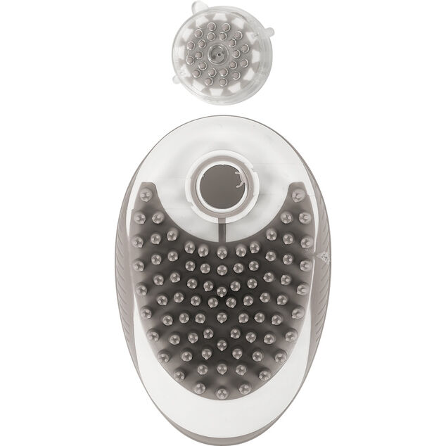 Brosse animal avec r&eacute;servoir shampooing