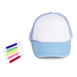 Casquette &agrave; colorier et crayons T56/58