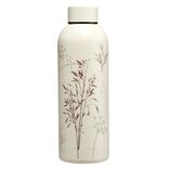 Gourde isotherme inox 500ml motif feuillage &Oslash;7xH22cm (2 mod&egrave;les)