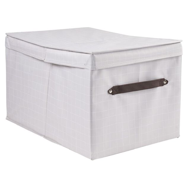 Bo&icirc;te de rangement demi ouverture 50x35xH30cm