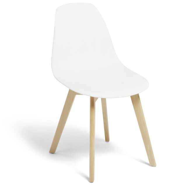 Housse de chaise 45x40xH45cm Lot de 2 (2 modèles gris ou blanc)