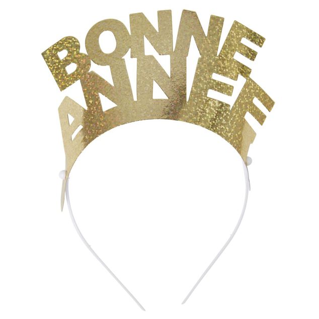 Serre t&ecirc;te Bonne Ann&eacute;e holographique x 6