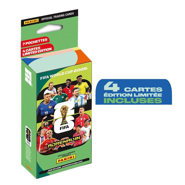 Autocollants Panini Fifa Coupe du Monde 2026 - 56 cartes +4 &eacute;dition limit&eacute;e