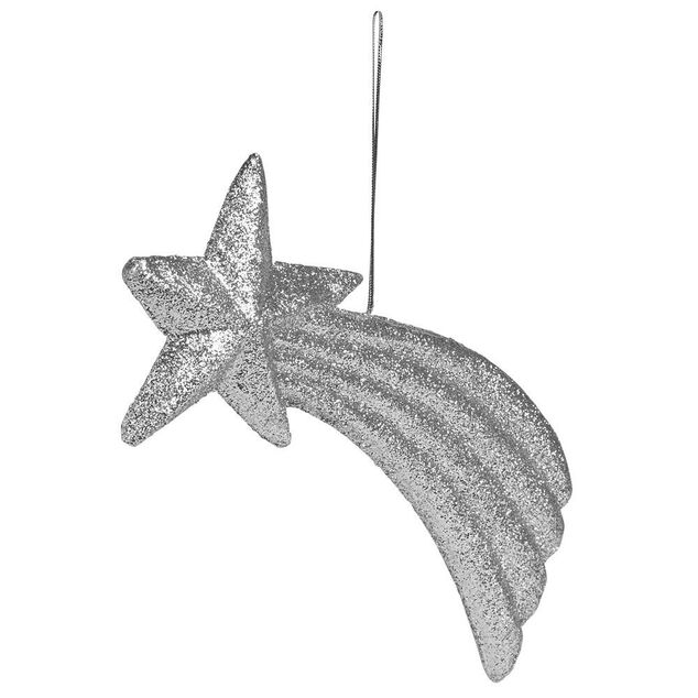 &Eacute;toile filante &agrave; suspendre argent&eacute; paillet&eacute;