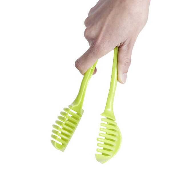 Pince découpe légumes plastique vert L18,5cm