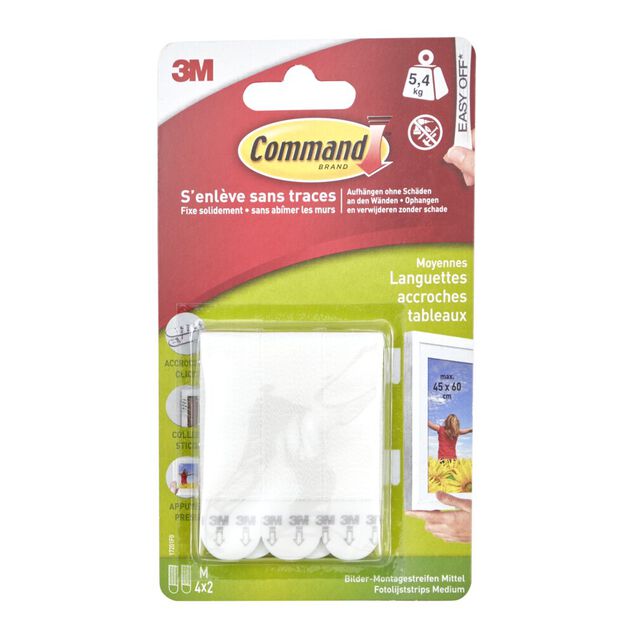 Languette de fixation 3M blanc moyen modèle x42