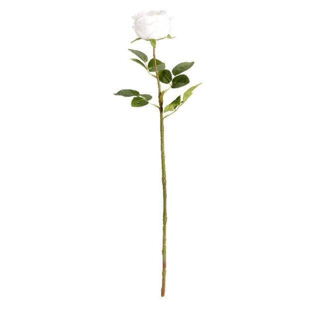 Fleur artificielle pivoine blanche H70cm
