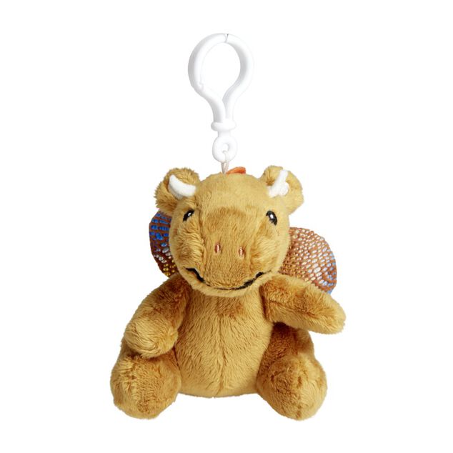 Porte-cl&eacute; peluche dragon 4 coloris