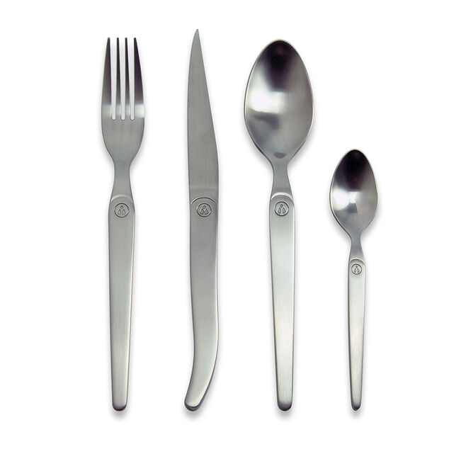 M&eacute;nag&egrave;re Laguiole Intuition 16 pi&egrave;ces inox satin&eacute;