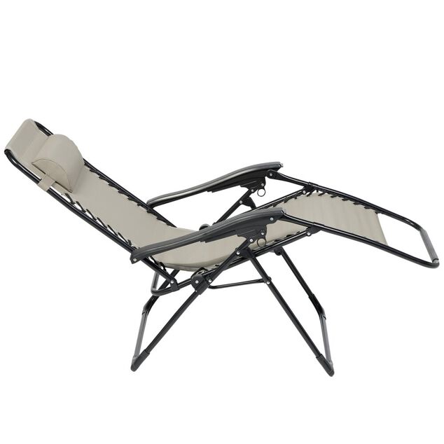 Fauteuil relax inclinable avec t&ecirc;ti&egrave;re bleu