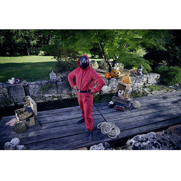 D&eacute;guisement combinaison Squid Game rouge Taille S