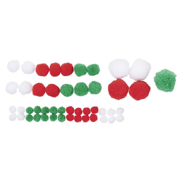 Pompon décoratif x 50