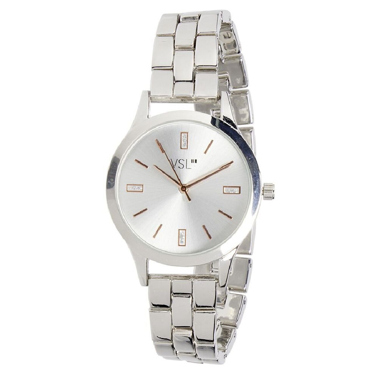Montre femme bracelet maille inox gris argenté GIFI