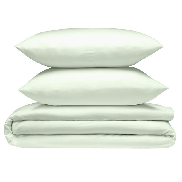 Parure de lit 2 personnes 260x240cm unie effet lav&eacute; finition boutons (2 mod&egrave;les)