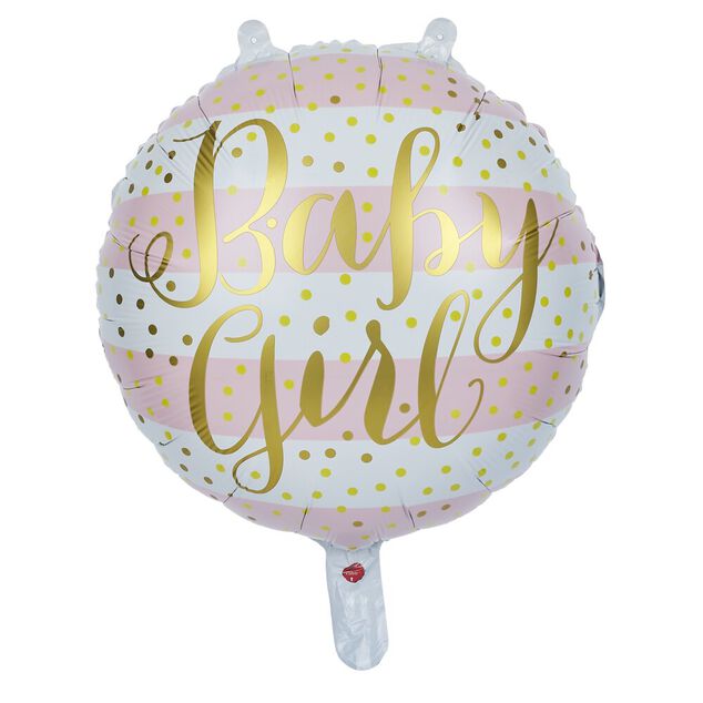 Kit ballon r&eacute;v&eacute;lation b&eacute;b&eacute; fille x6